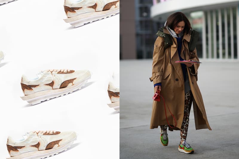 sacai nike stureet rust 30 pairs limited