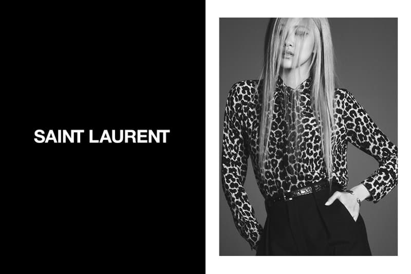 blackpink rose saint laurent ysl campaign 2020 aw ambassador