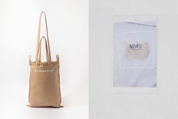 一袋三揹:MM6 限定米色皮革 Tote Bag,質感實用兼具怎能不入手?