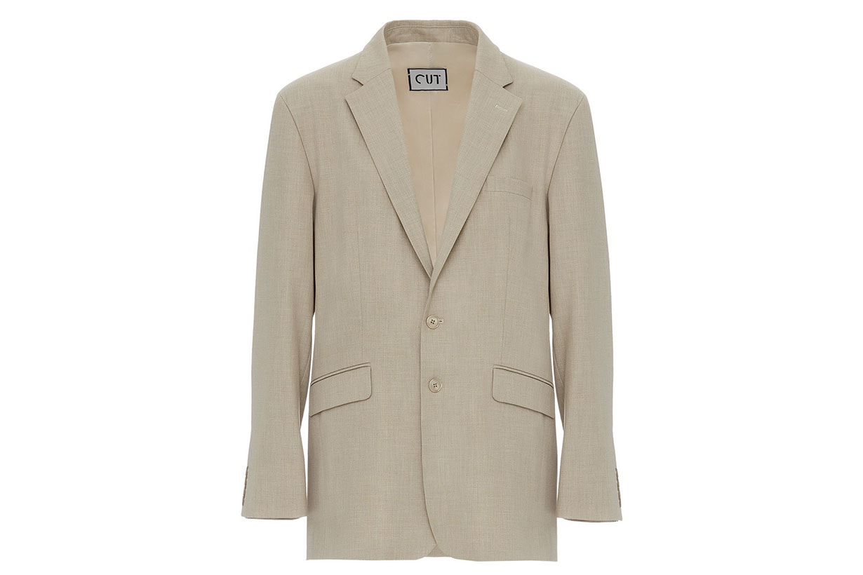 Studio Cut Melange Broadcloth Blazer