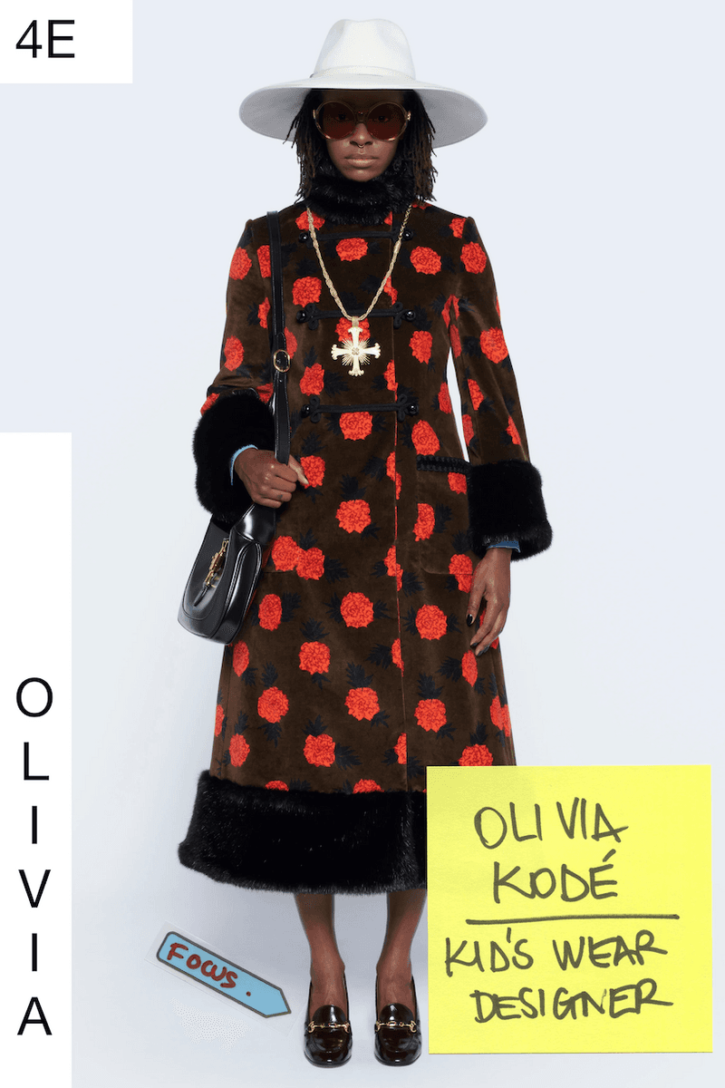 gucci 2021 ss Epilogue designer team as models post-it