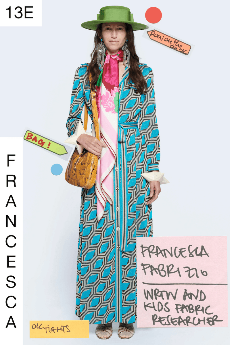 gucci 2021 ss Epilogue designer team as models post-it