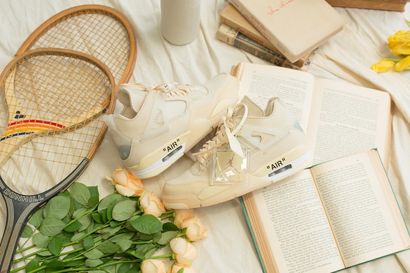 Off-White x Air Jordan 4 sail release date