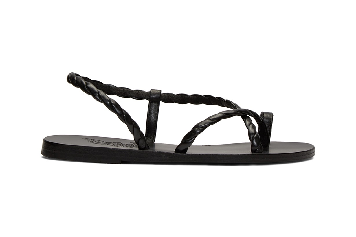 Ancient Greek Sandals Black Fysi Sandals