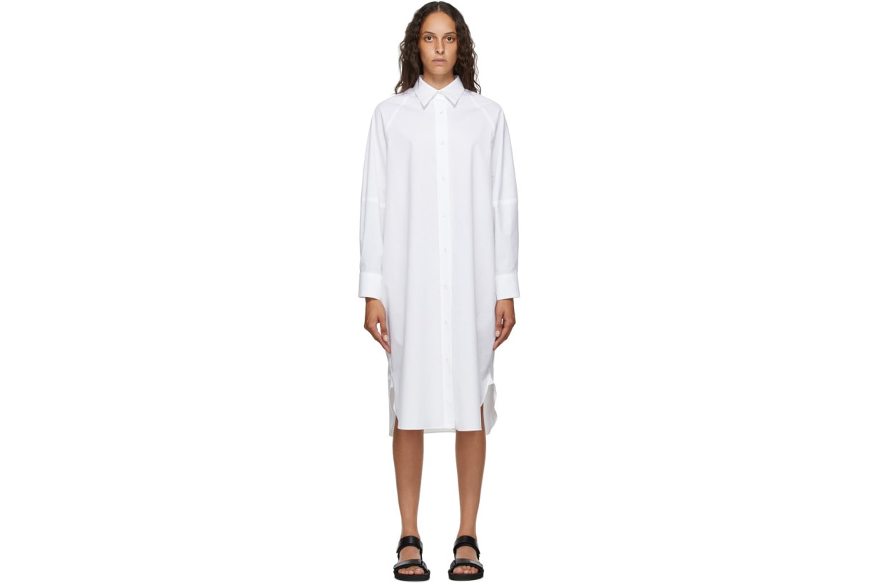 Arch The White Cotton Shirt Dress