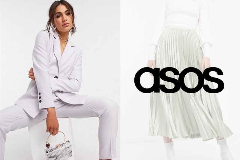 ASOS DESIGN pleat waist nipped in suit
