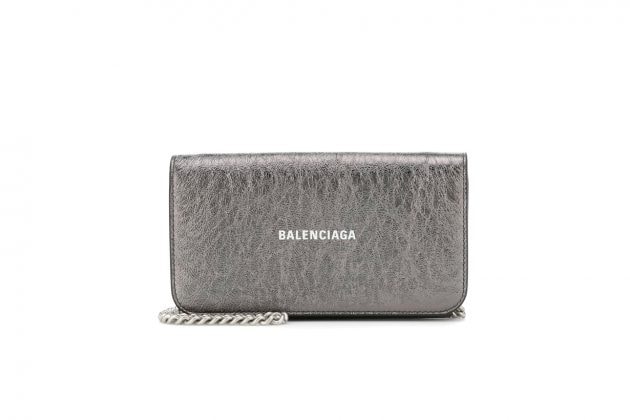 balenciaga clutch wallet with on chain 2020