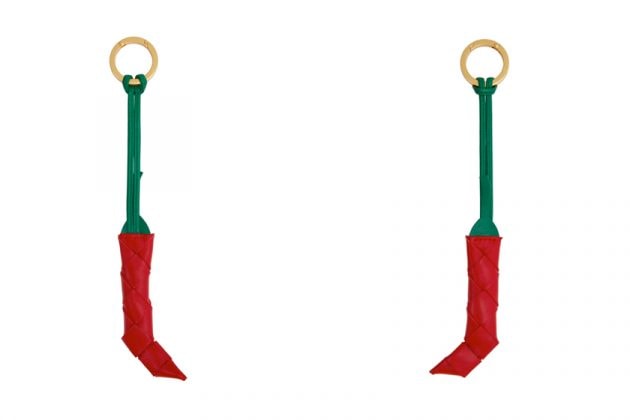 bottega veneta keychain fruits Intrecciato acc