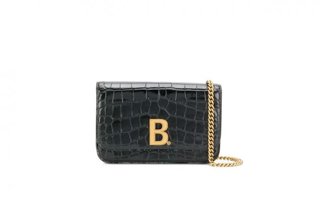 balenciaga clutch wallet with on chain 2020