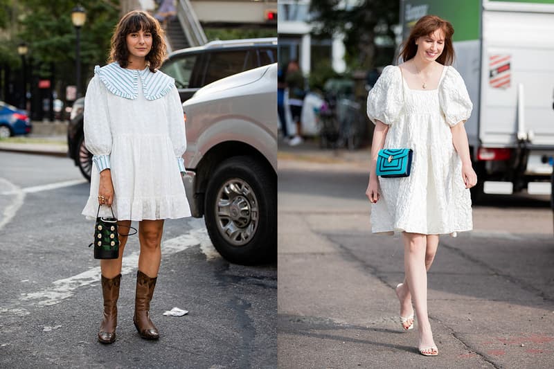 fashion inspiration 5 white babydoll dresses on trend spring 2020