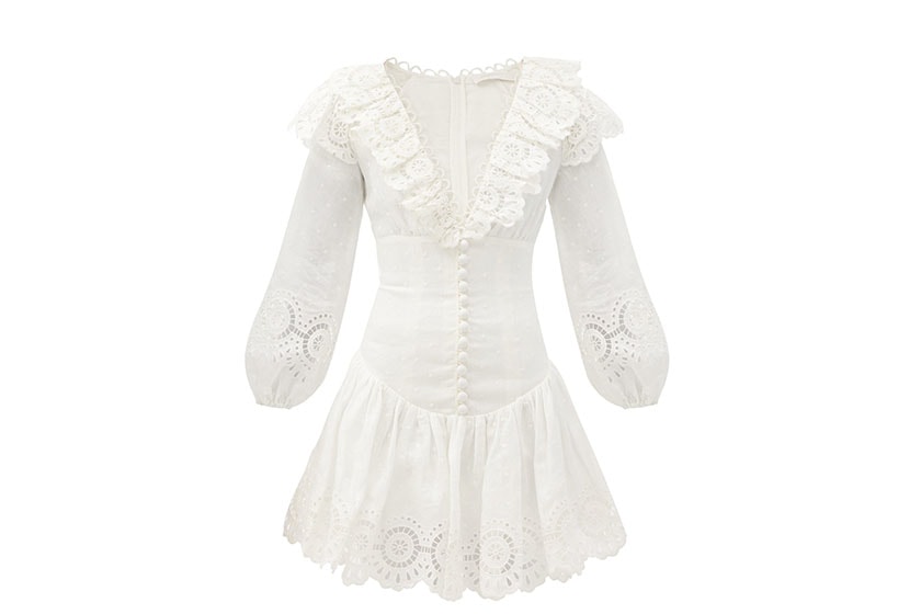 fashion inspiration 5 white babydoll dresses on trend spring 2020