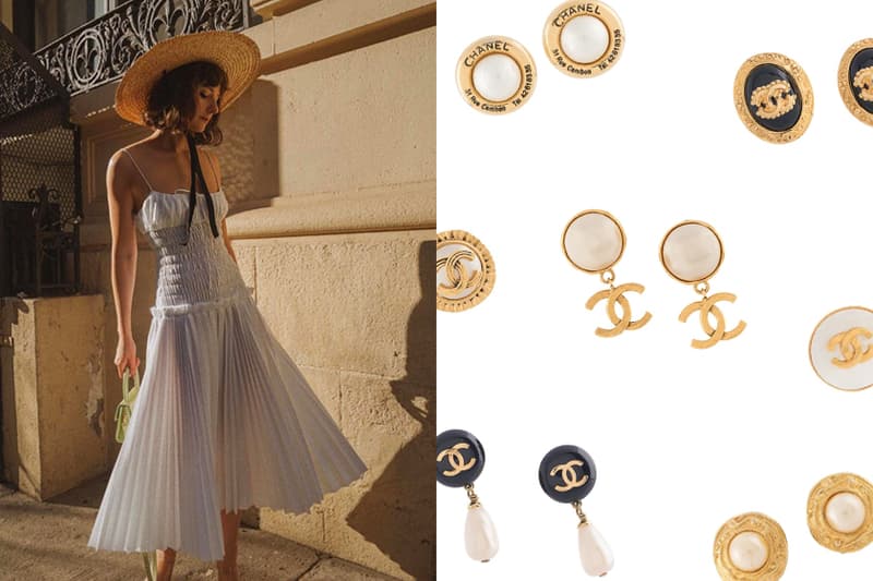 chanel vintage earrings accessories