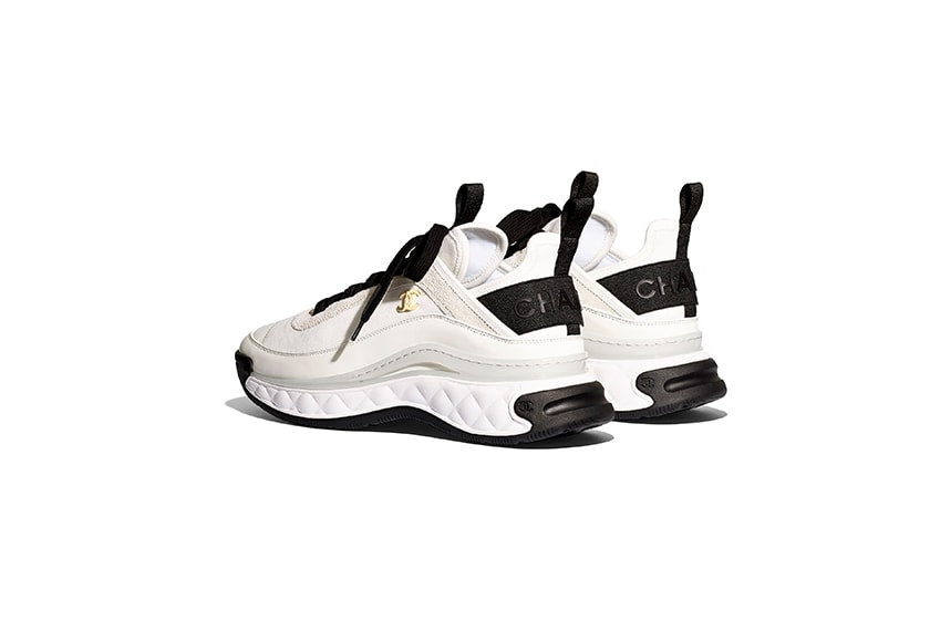chanel trainers velvet calfskin mixed fibers sneakers shoes