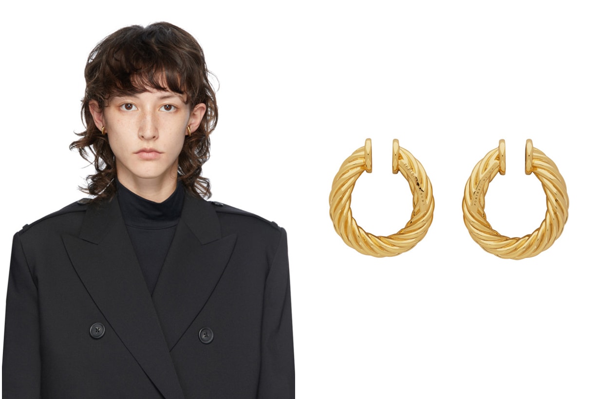 Ear Cuff trend 2020 Summer Jewelry Earrings Style CHARLOTTE CHESNAIS ALAN CROCETTI ANNE MANNS SASKIA DIEZ PORTRAIT REPORT VERSACE FENDI