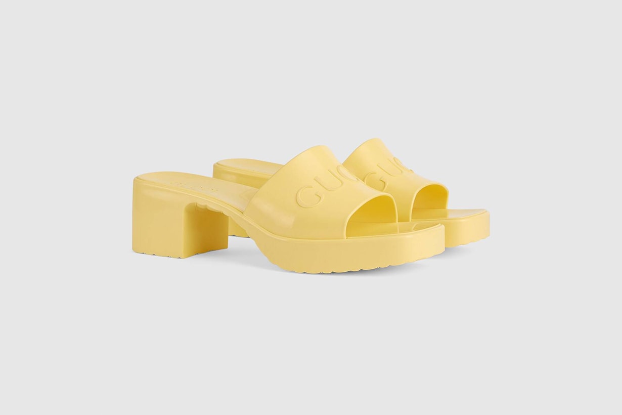 gucci towards the sun rubber slide sandals shoes 2020