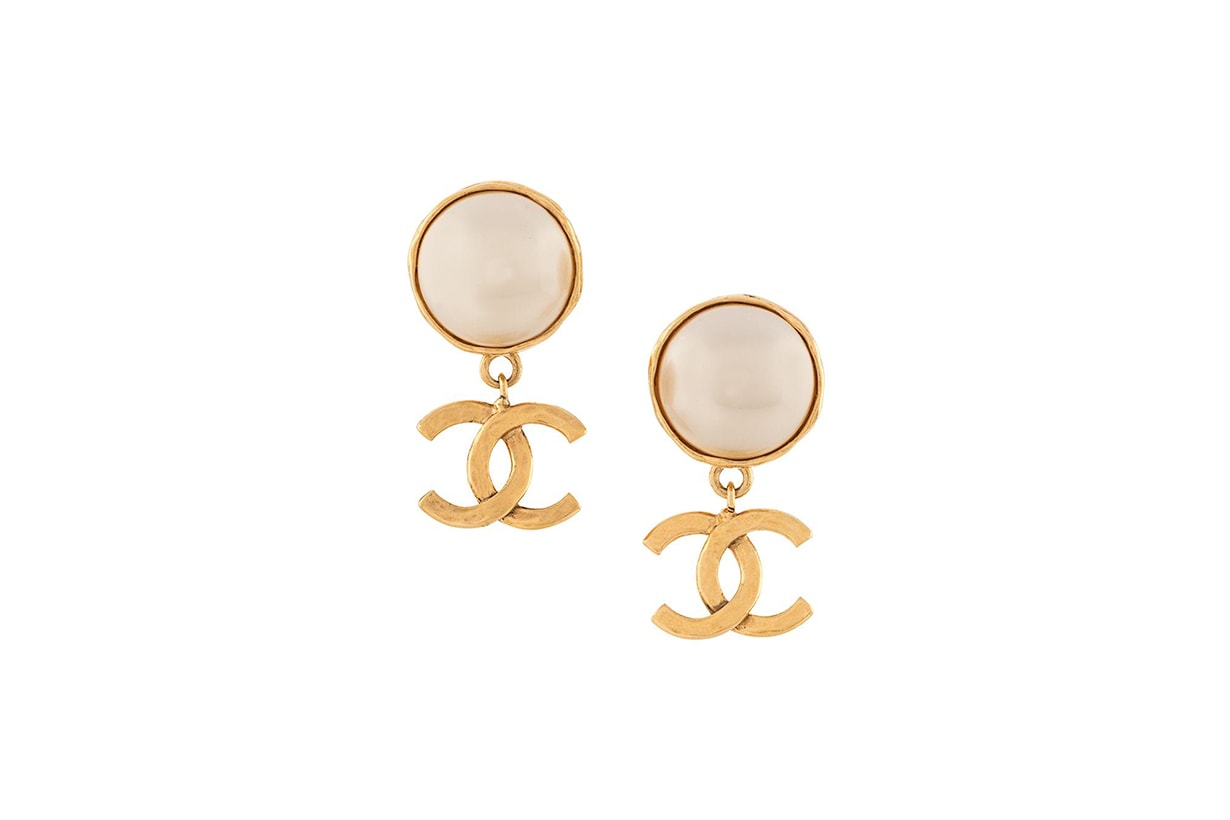 chanel vintage earrings accessories