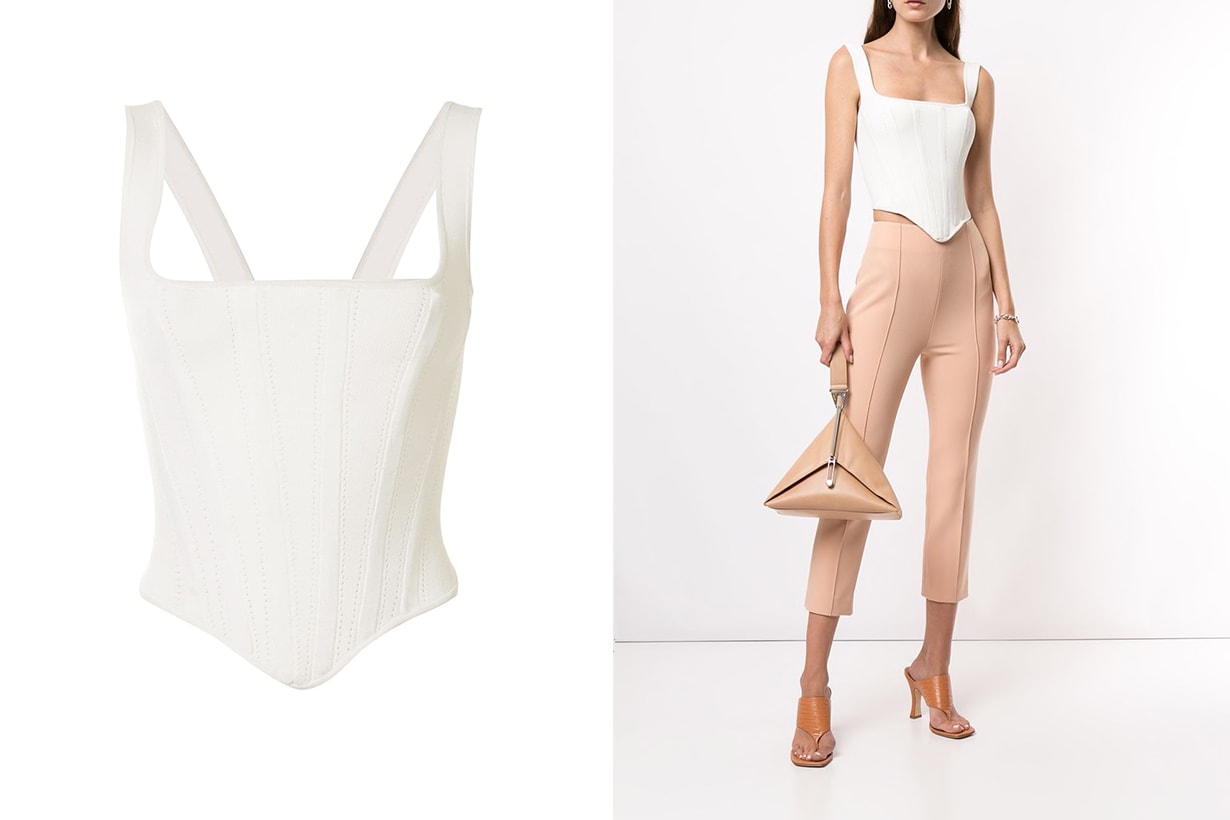 Dion Lee Corset Tank Top Minimalist style instagram fashion blogger