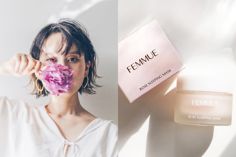 Femmue Rose Night Mask Damask Rose Moisturising Calm Skin Sensitive Skin Korean Skincare