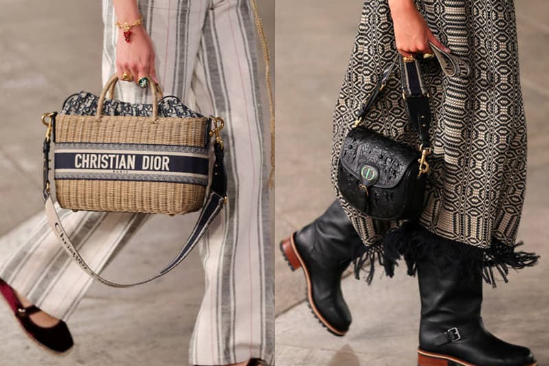 dior cruise 2021 runway handbag collection