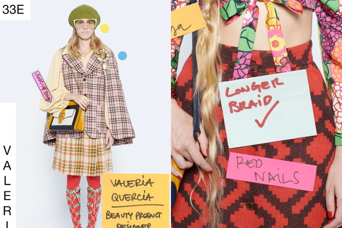 仔細一讀 Gucci 最新系列上的便利貼,原來打破了一個過往大秀的慣例!