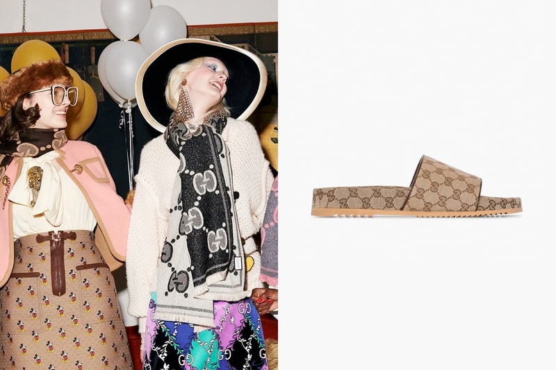 gucci slides monogram GG Supreme sandals where buy 2020
