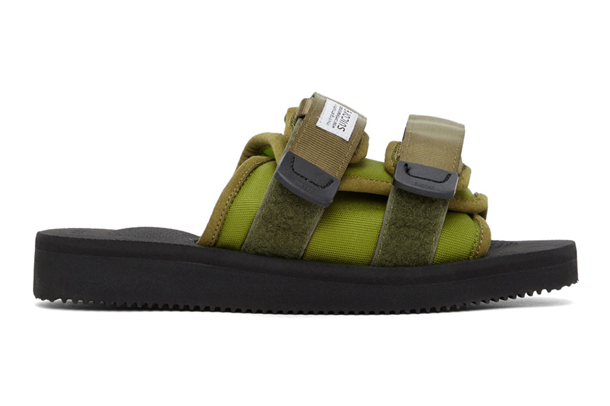 Green MOTO-Cab Sandals