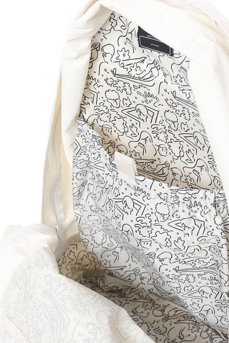gregory yu nagaba bag collaboration hand draw logo