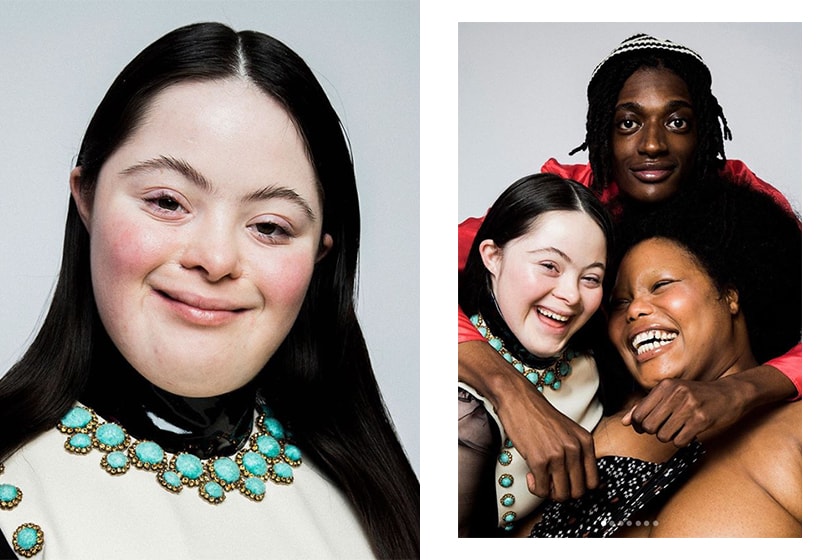 gucci beauty down syndrome model ellie goldstein stars in campaign 2020