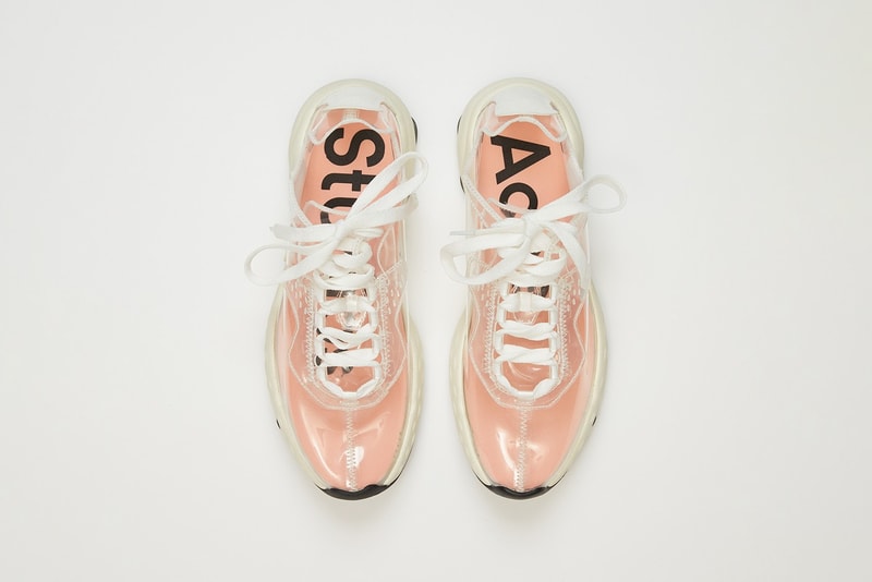 acne studios n3w transparent trail sneaker release