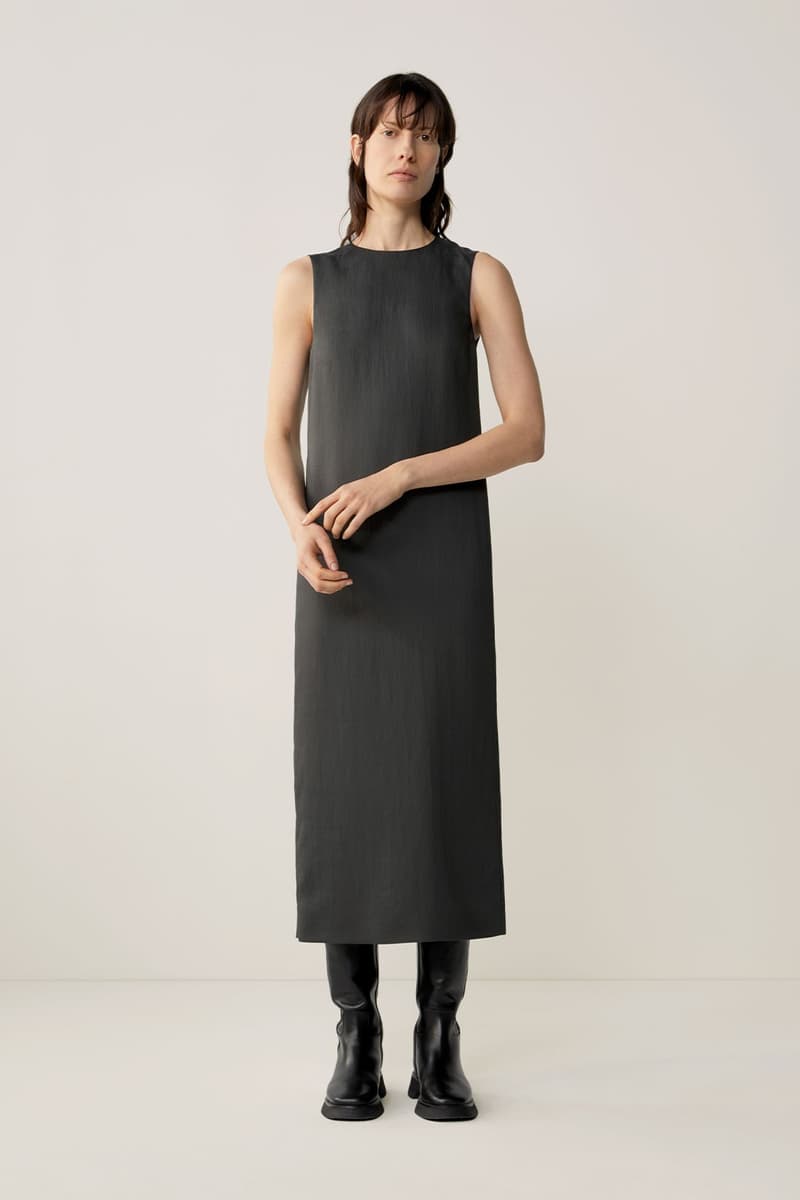 cos fall winter womenswear sustainability recycled fabric minimalist lookbook