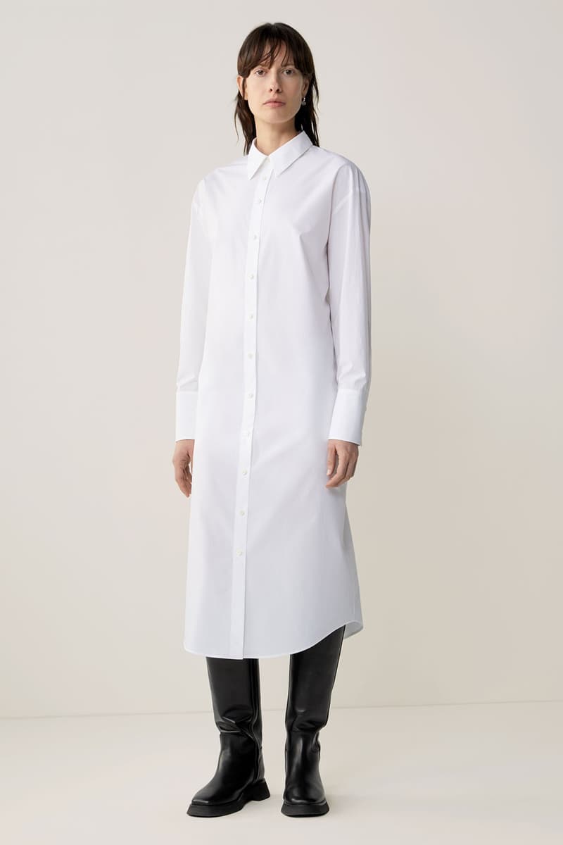 cos fall winter womenswear sustainability recycled fabric minimalist lookbook