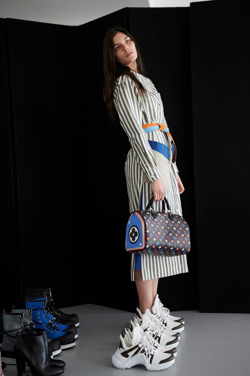 Louis vuitton cruise 2021 womenswear collection monogram heart handbag Nicolas ghesquiere