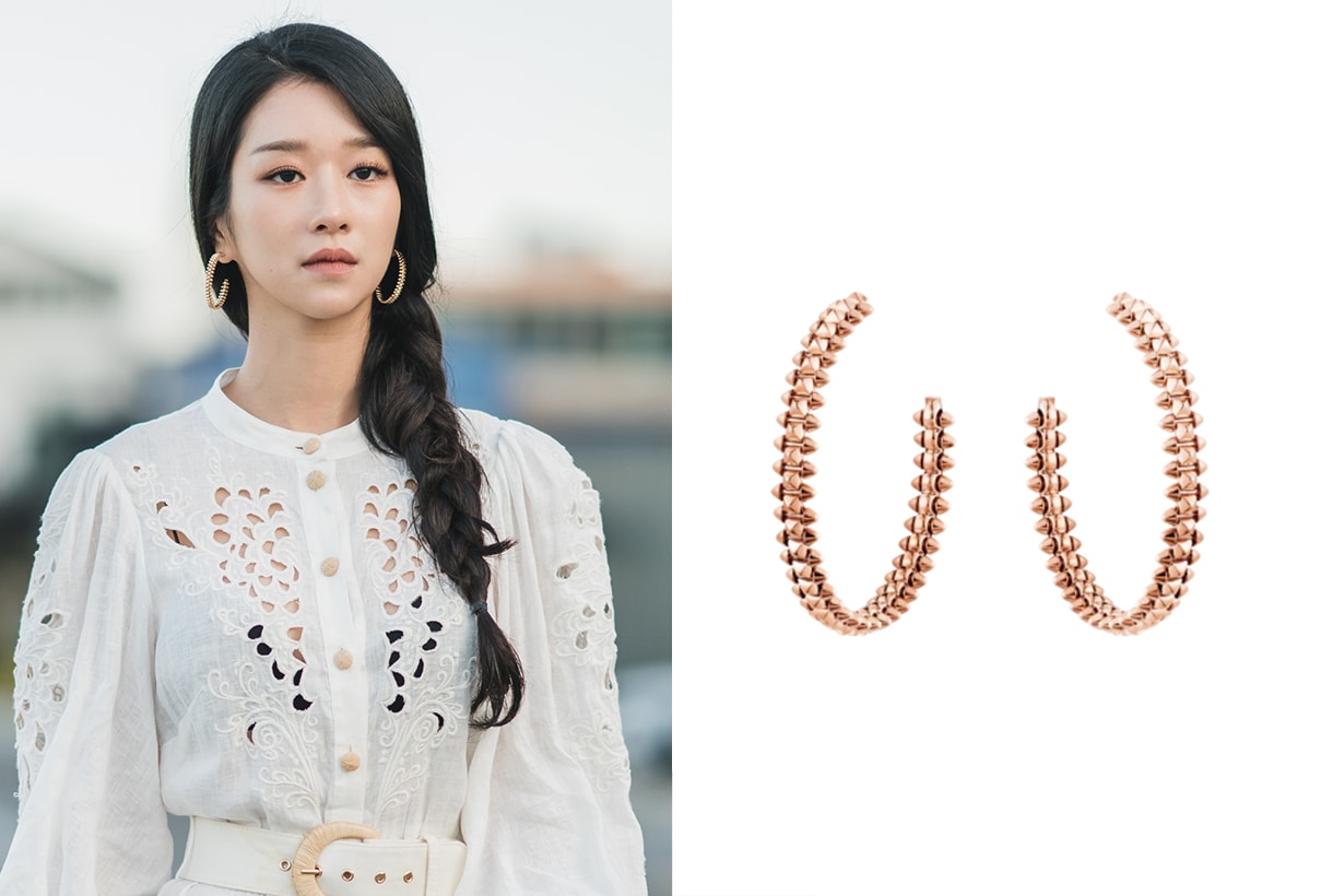 It's Okay to not be Okay Seo Yea Ji Kim Soo Hyun Netflix tvN Drama Korean Drama Styling MANI E PIED SUBYUL GOIU CARTIER HYÈRES LOR  earrings accessories jewelry korean idols celebrities actresses 