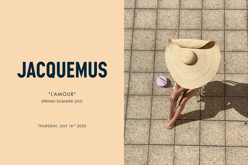 Jacquemus 2021 fashion runway show L’amour