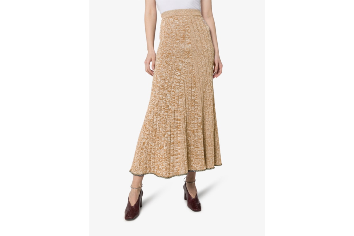 Joseph Sally Ribbed Knit Midi Skirt