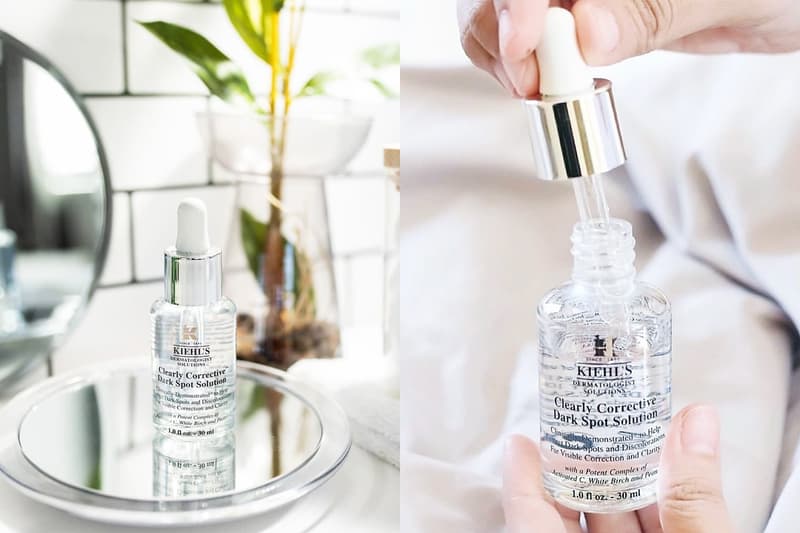 Kiehl's Clearly Corrective Dark Spot Solution Whitening Serum Acne Scar Dark Spot Uneven Skin Tone Skincare