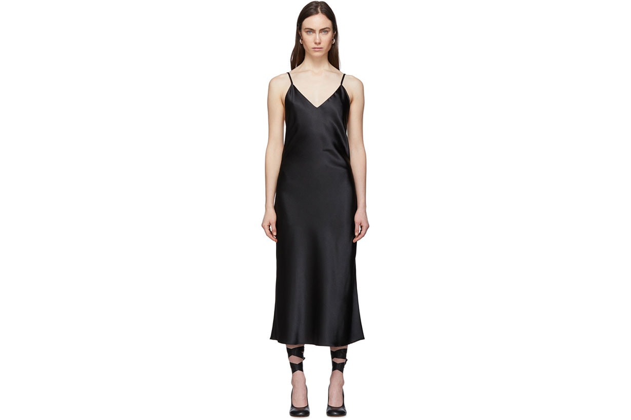 Le Petit Trou Black Ardeur Slip Dress