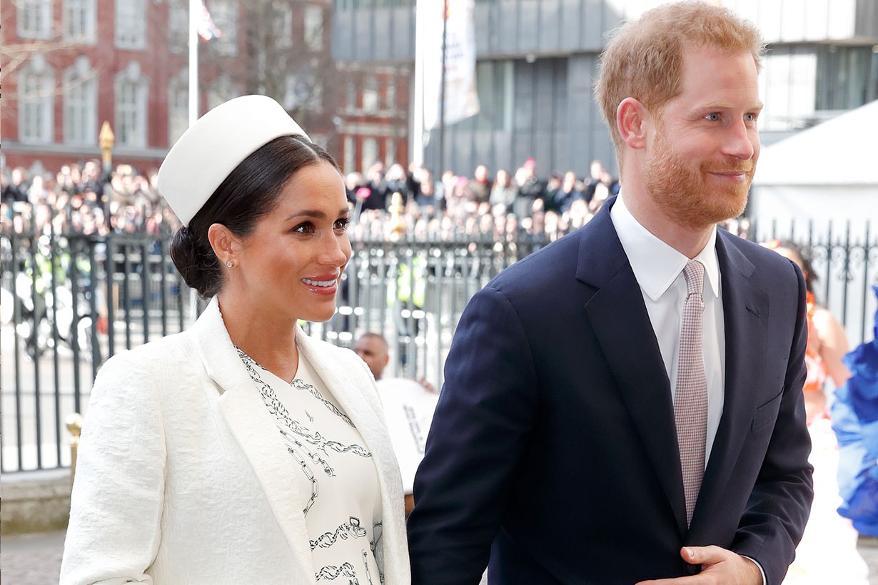 Meghan, Duchess of Sussex and Prince Harry, Duke of Sussex attend the 2019 Commonwealth Day service at Westminster Abbey on March 11, 2019 in London, England.