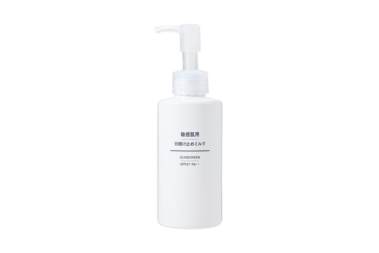 Muji Sunscreen SPF 27 PA++ Sensitive Skin organic sunscreen sunscreen mist japanese skincare