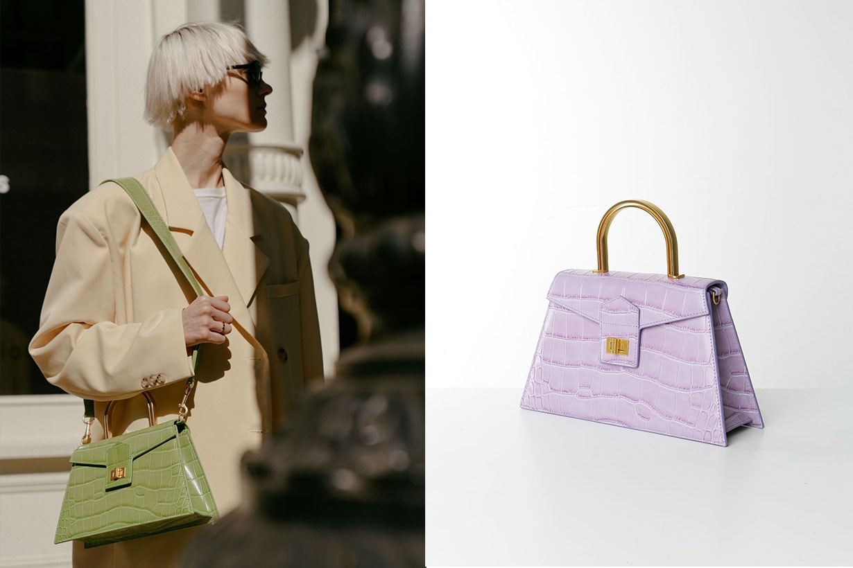 Vintage Style Top-handle Bag