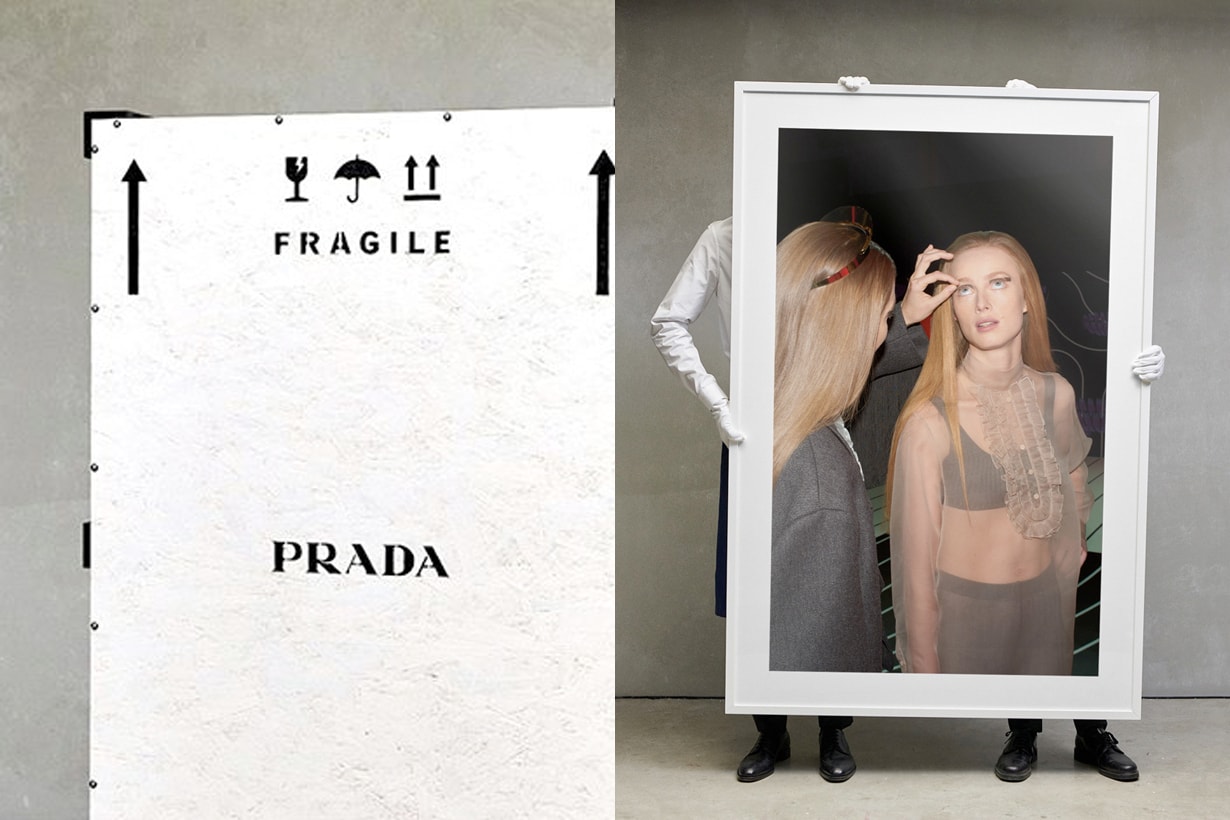 prada 2020 aw sotheby's auction campaign different way