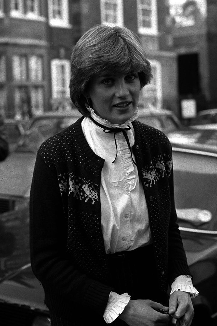 LADY DIANA SPENCER 1980: Lady Diana leaving her Earls Court, London, flat to go shopping in the Knightsbridge area. The name of the blonde, 19 year old daughter of the Northamptonshire landowner Earl Spencer is being linked romantically with the Prince of Wales.