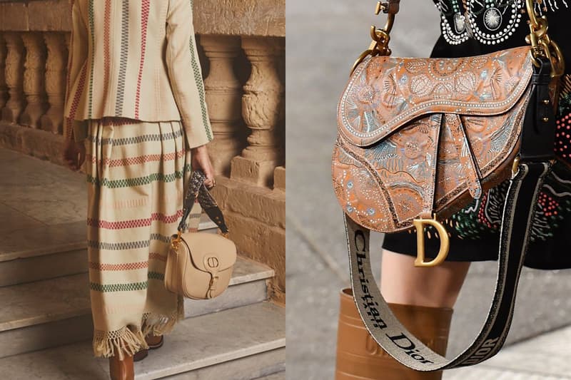 dior cruise 2021 runway handbag collection