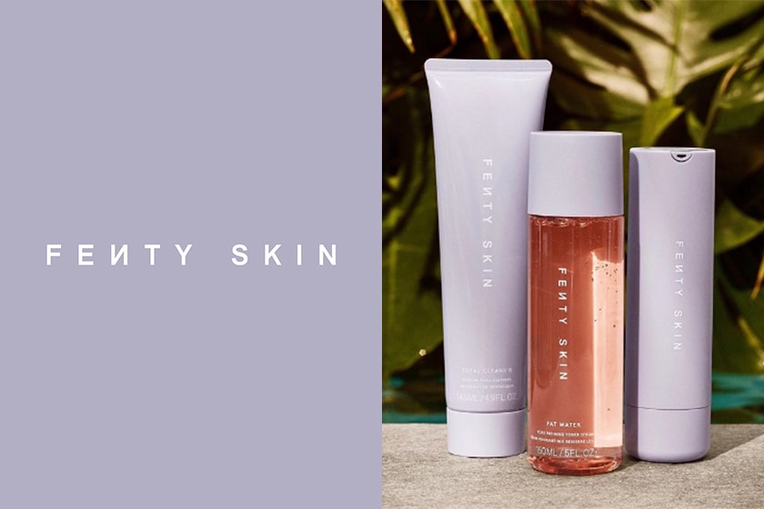 rihanna fenty skin first products reveal cleanser toner moisturizer sunscreen skincare