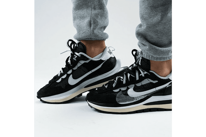 sacai nike vaporwaffle pegasus vaporfly sp black summit white pure platinum sneakers