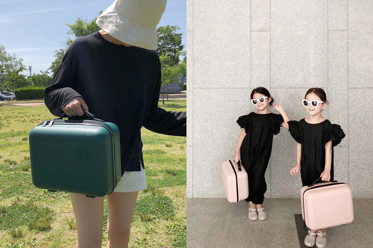 starbucks korea suitcase camping how to get 2020 limited
