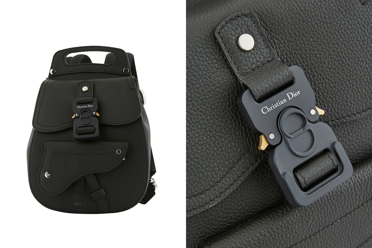 dior saddle backpack in calfskin release