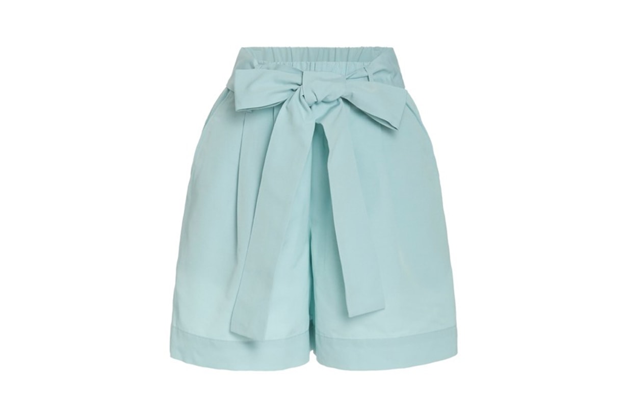 Staud Sage Grosgrain Shorts