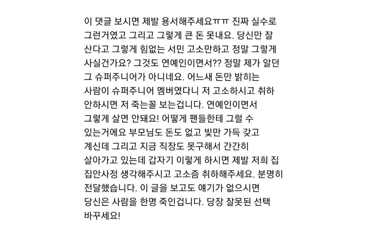 Heechul Kim Super Junior Sued Haters Internet Sulli Choi Jin Ri Goo Hara IU Lee Ji Eun Korean idols celebrities singers
