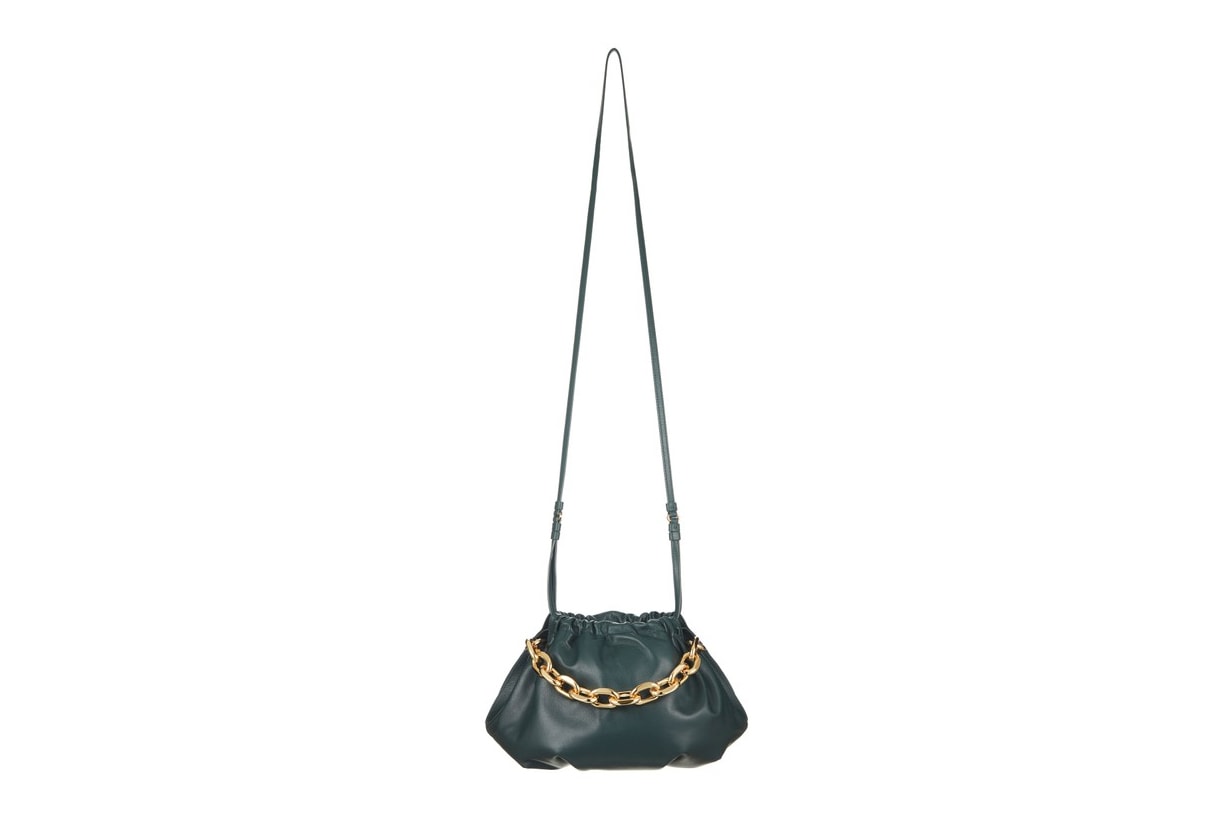 The Volon Gabi Chain-Embellished Leather Shoulder Bag